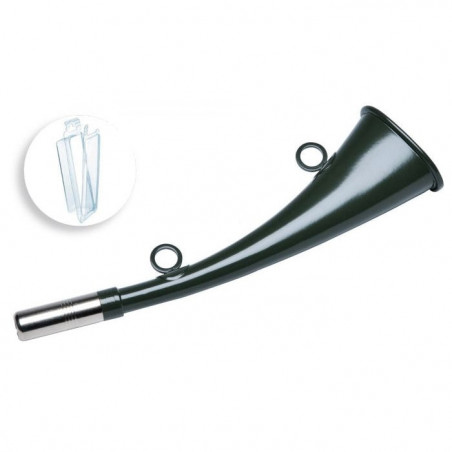 Corne Plate Januel en Laiton Polymérisée de 22 cm Sous Blister