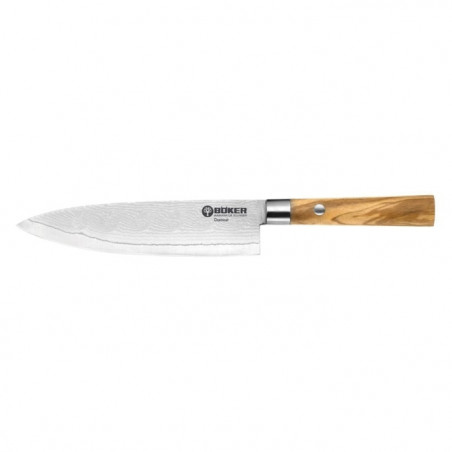 Couteau Boker Cuisine Damas - Chef - Lame 157mm