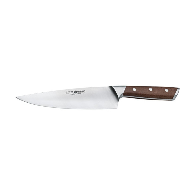 Couteau Boker Cuisine Forge Bois - Chef - Lame 200mm