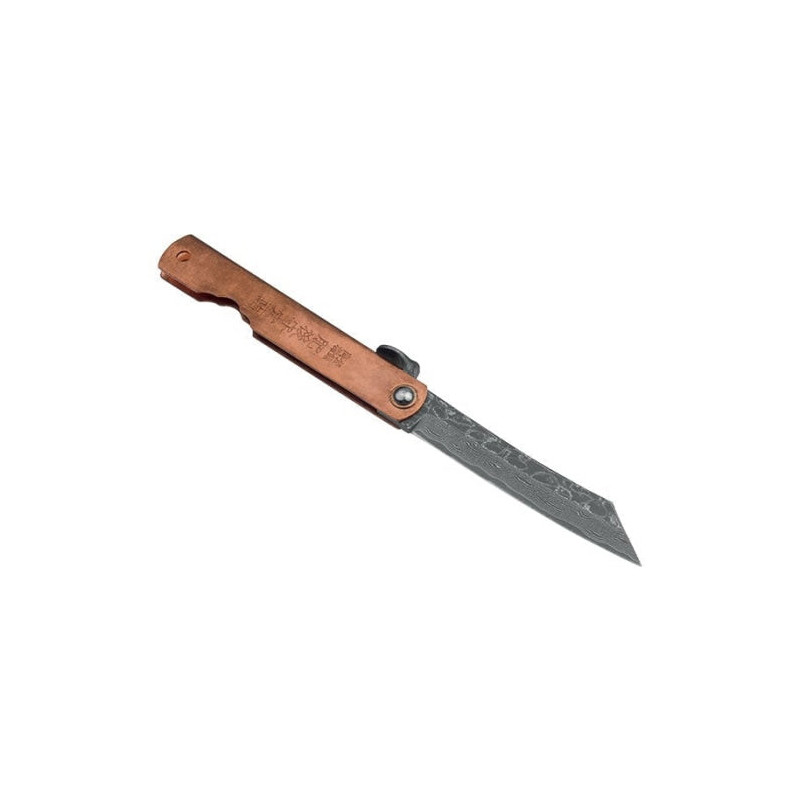 Couteau Boker Higonokami Irogane Damascus - Lame 74mm