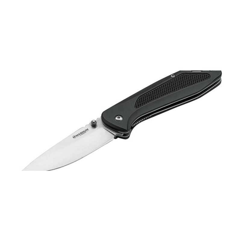 Couteau Boker Magnum Advance Checkering Black - Lame 90mm