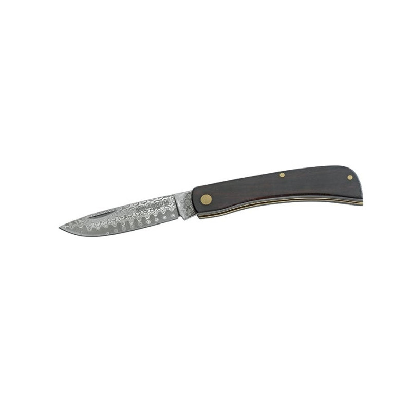 Couteau Boker Magnum Ebony Rangebuster Damascus - Lame 67mm