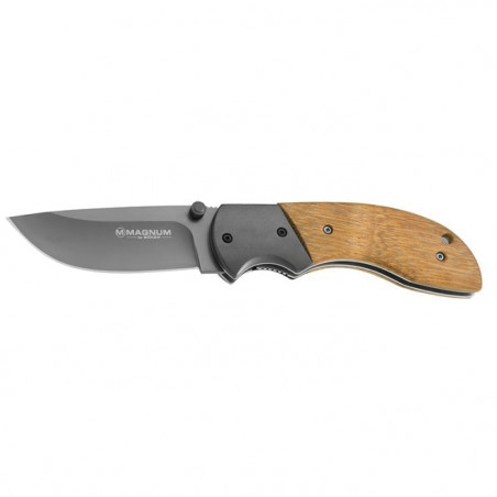 Couteau Boker Magnum Pioneer Wood - Lame 80mm