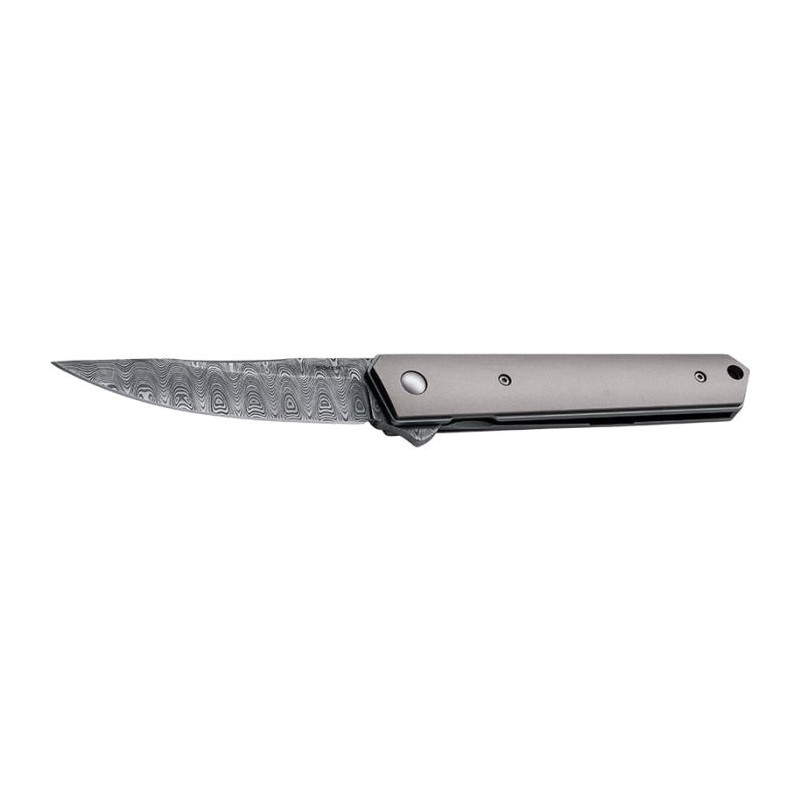 Couteau Boker Plus Kwaiken Flipper Damascus - Lame 90mm