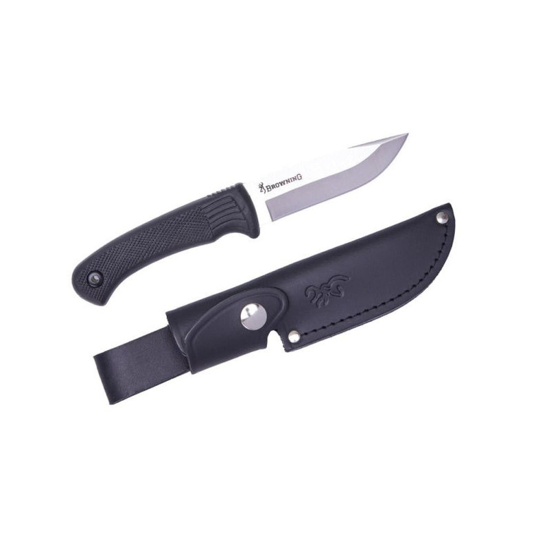 Couteau de chasse Browning Pro hunter Fixed Rubber - 10 cm