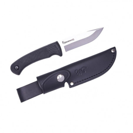 Couteau de chasse Browning Pro hunter Fixed Rubber - 10 cm
