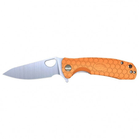 Couteau Honey Badger Leaf Large Orange - Lame 92mm