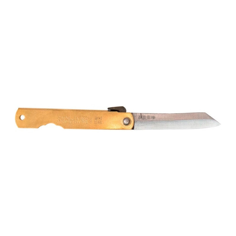 Couteau Kane Tsune Higonokami Laiton - Lame 70mm