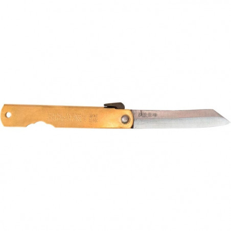 Couteau Kane Tsune Higonokami Laiton - Lame 70mm