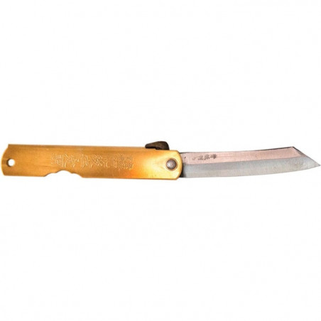 Couteau Kane Tsune Higonokami Laiton - Lame 75mm
