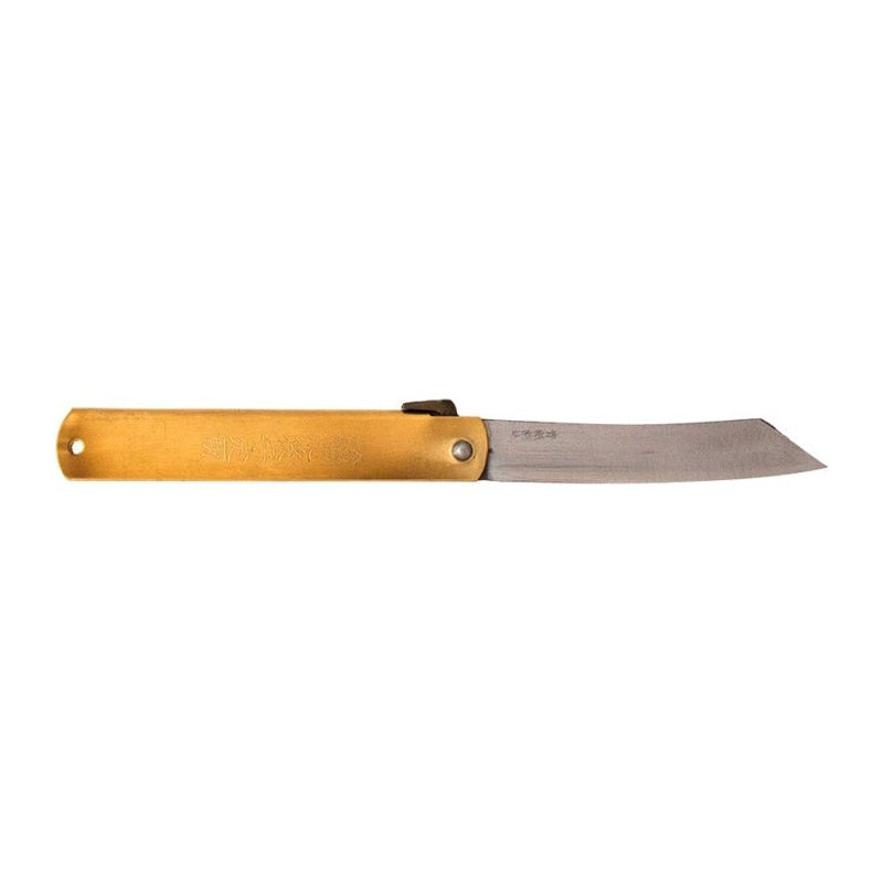 Couteau Kane Tsune Higonokami Laiton - Lame 90mm