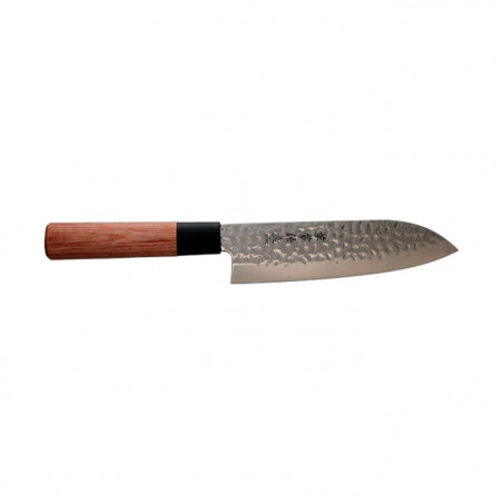 Couteau Kane Tsune Santoku - Lame Martelée 165mm