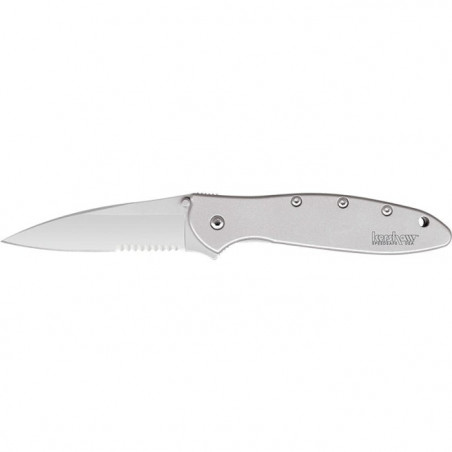 Couteau Kershaw Leek Serrated Mixte - Lame 76mm