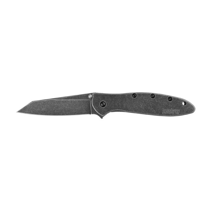 Couteau Kershaw Random Leek Blackwash - Lame 76mm