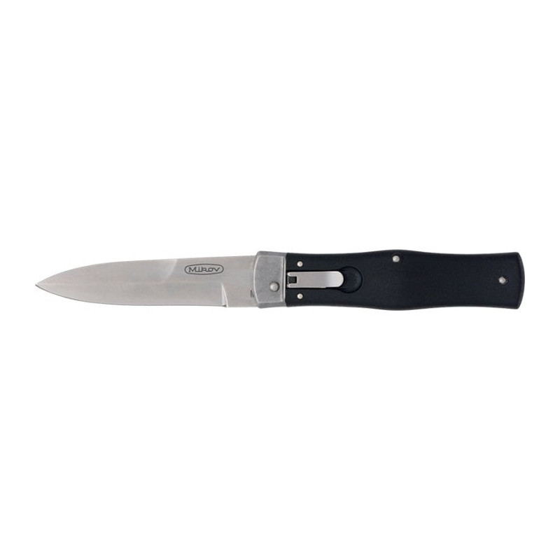 Couteau Mikov Predator Stonewash Eui Cuir - Lame 100mm