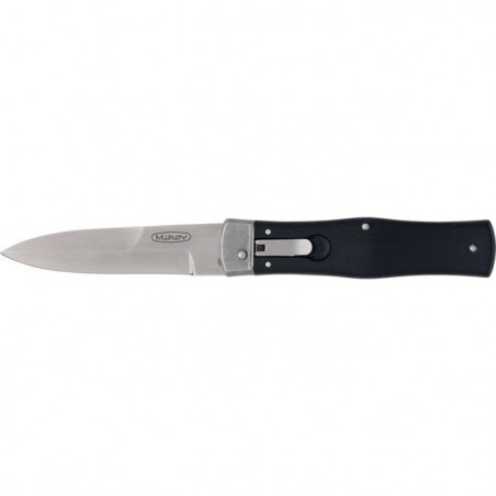 Couteau Mikov Predator Stonewash Eui Cuir - Lame 100mm