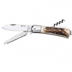 Couteau Multifonction Consorzio - 4 Outils - Lame 80mm