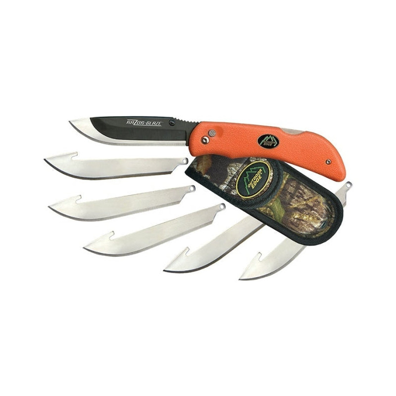 Couteau Outdoor Edge Razor Blaze - Lame 89mm 6 Lames