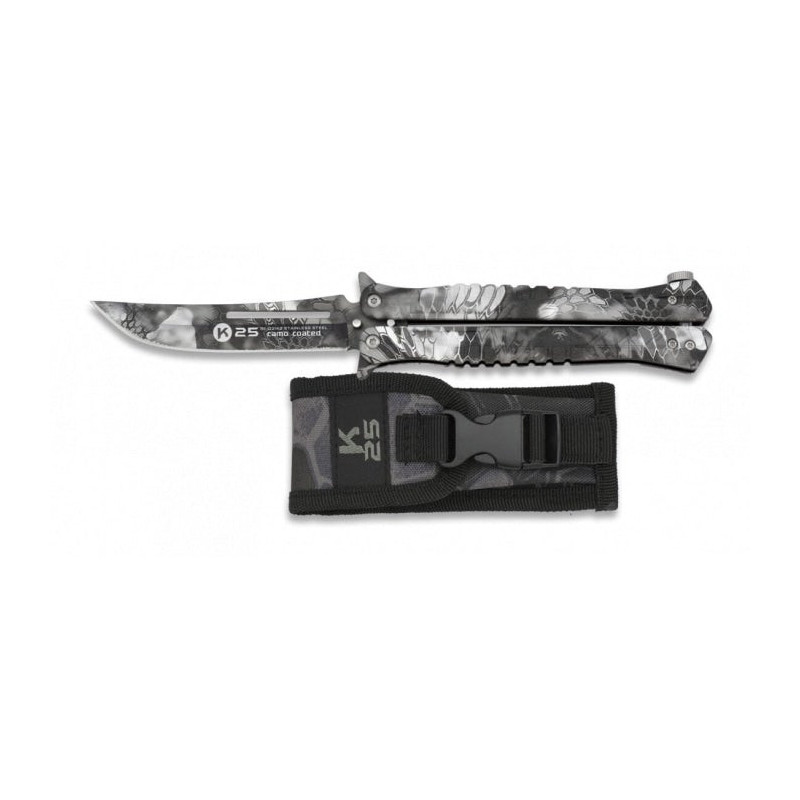 Couteau papillon K25 Camo Kryptek Typhon