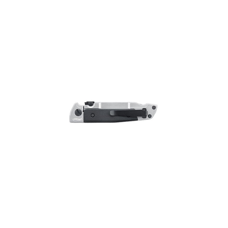 Couteau pliant Walther Q5 Steel Frame - black serrated