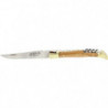 Couteau Robert David Laguiole avec Tire-Bouchon 2 Mitres Laiton - Lame 90mm