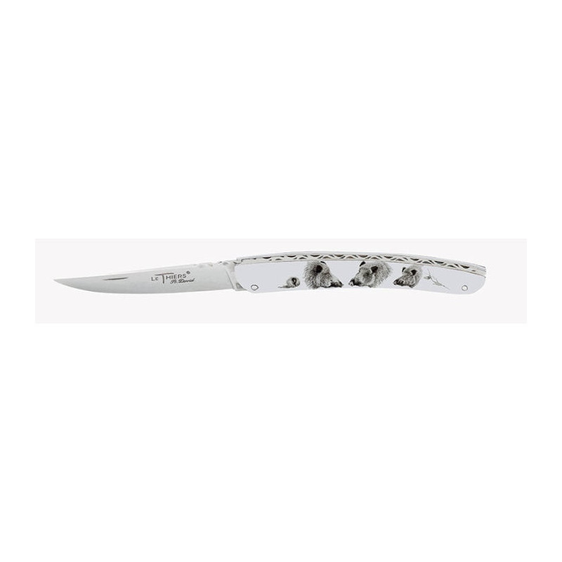 Couteau Robert David Le Thiers Manche Acrylique - Lame 90mm
