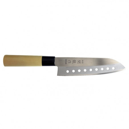 Couteau Sekiryu Santoku Ajouré - Lame 170mm