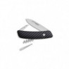 Couteau Suisse Swiza D01 - Impression Carbone