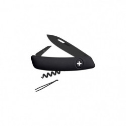 Couteau Suisse Swiza D01 ALLBLACK - 6 Fonctions