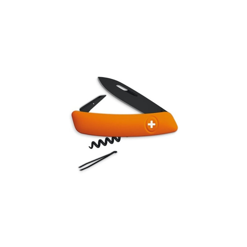 Couteau Suisse Swiza D01 ALLBLACK - 6 Fonctions
