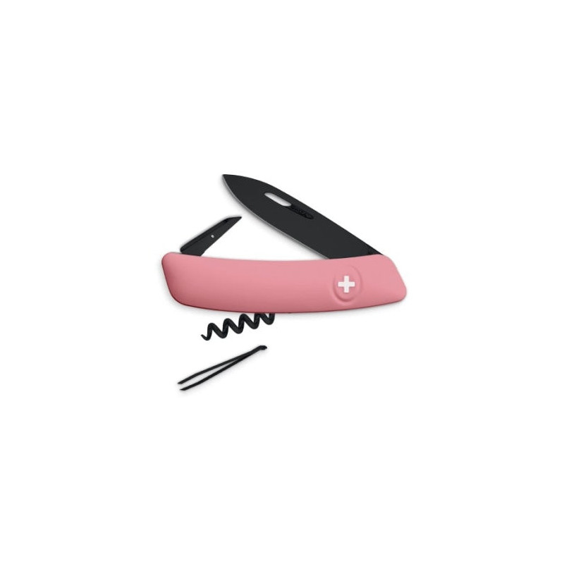 Couteau Suisse Swiza D01 ALLBLACK - 6 Fonctions