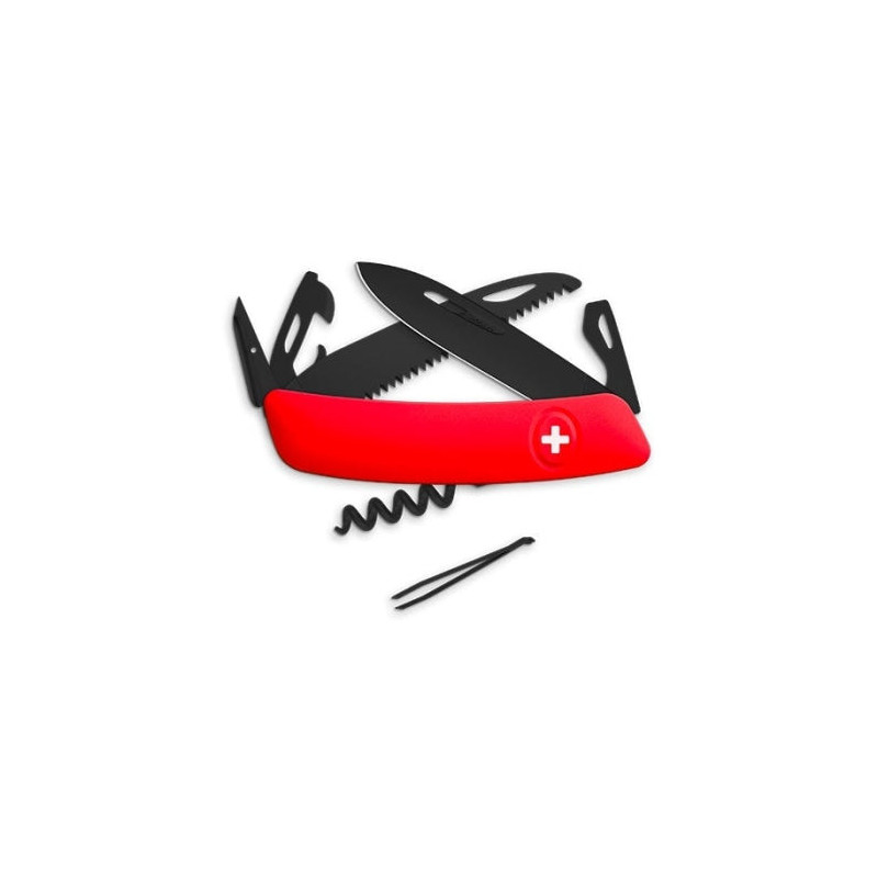 Couteau Suisse Swiza D05 ALLBLACK - 12 Fonctions