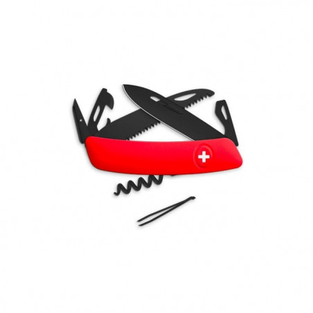 Couteau Suisse Swiza D05 ALLBLACK - 12 Fonctions