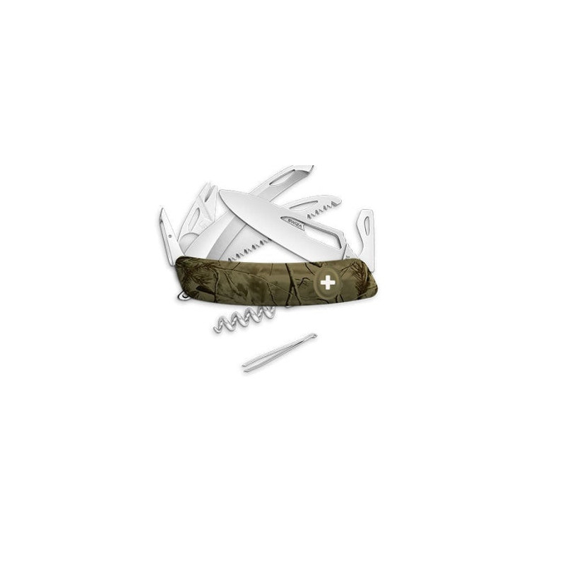 Couteau Suisse Swiza Hunter et Scie - 13 Fonctions
