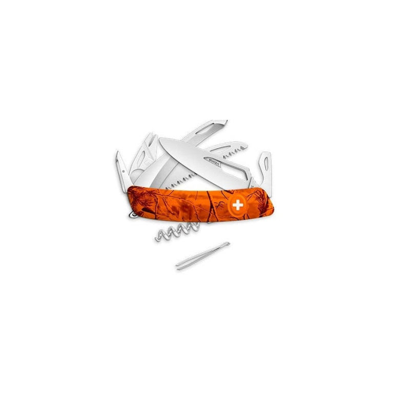 Couteau Suisse Swiza Hunter et Scie - 13 Fonctions