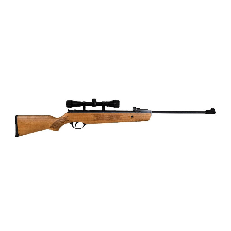 Carabine à plomb Swiss Arms Condor acier et bois fournie avec une lunette de visée 4x32/C2