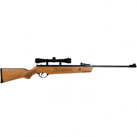 Carabine à plomb Swiss Arms Condor acier et bois fournie avec une lunette de visée 4x32/C2