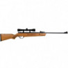 Carabine à plomb Swiss Arms Condor acier et bois fournie avec une lunette de visée 4x32/C2