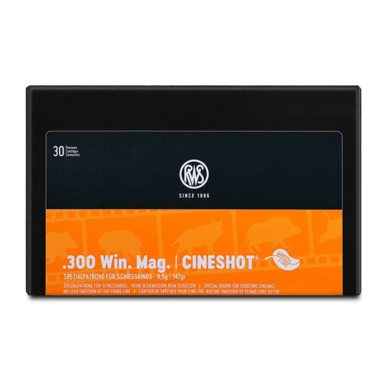 Cartouches RWS Cinetir - Cal.300 Win Mag