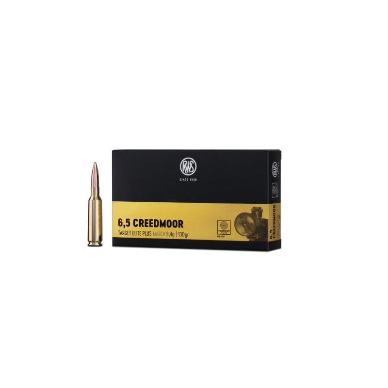 Cartouches RWS Target Elite Plus - Cal .6.5 Creedmoor