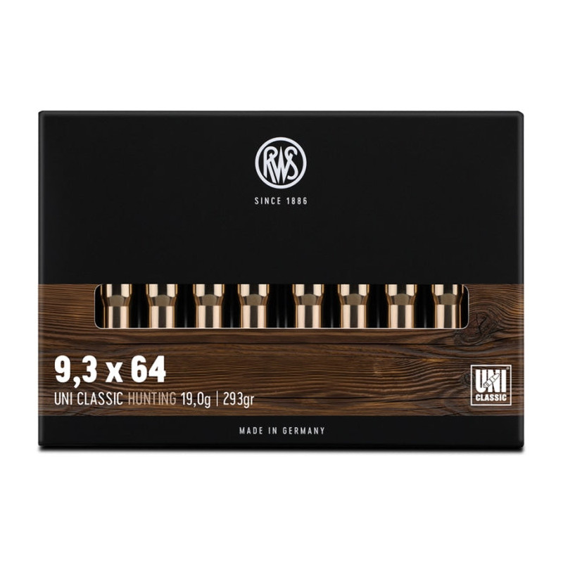 Cartouches RWS Uni Classic - Cal. 9.3x64