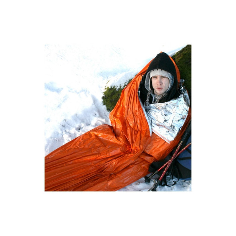 Couverture de survie Blizzard 2 couches EMS