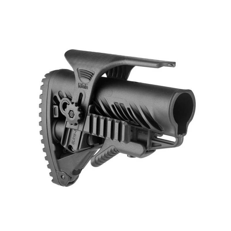 Crosse Tactique Mako pour M16/AR15 avec Compartiement à Piles Appui Joue Adaptateur Picatinny