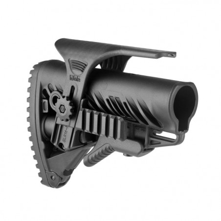 Crosse Tactique Mako pour M16/AR15 avec Compartiement à Piles Appui Joue Adaptateur Picatinny