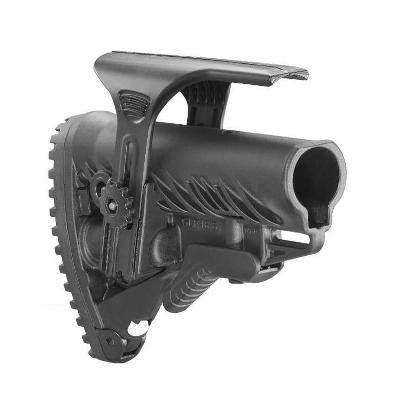 Crosse Tactique Mako pour M16/AR15 avec Compartiment à Piles - avec Appui Joue
