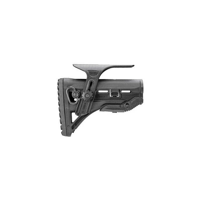 Crosse Tactique Mako pour M4/AR15 avec Absorbeur de Recul Appui Joue