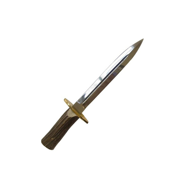 Dague de chasse Country manche cerf - 23 cm