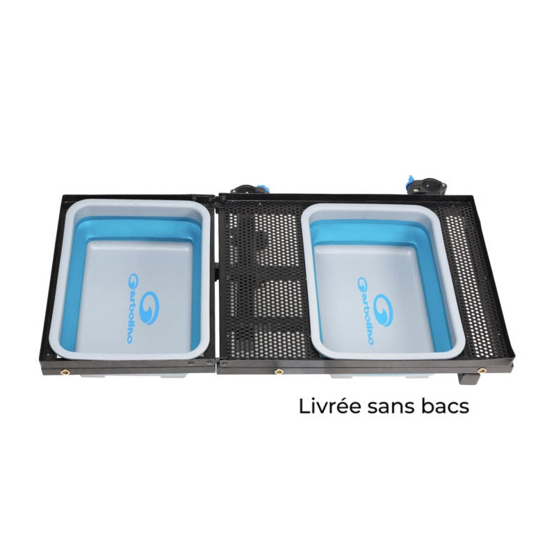 Desserte repliable Garbolino pour 2 bacs compactables