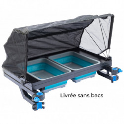 Desserte XXL Garbolino sans pied pour 2 bacs compactables avec tente