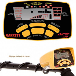 Détecteur de métaux Garrett Ace 250